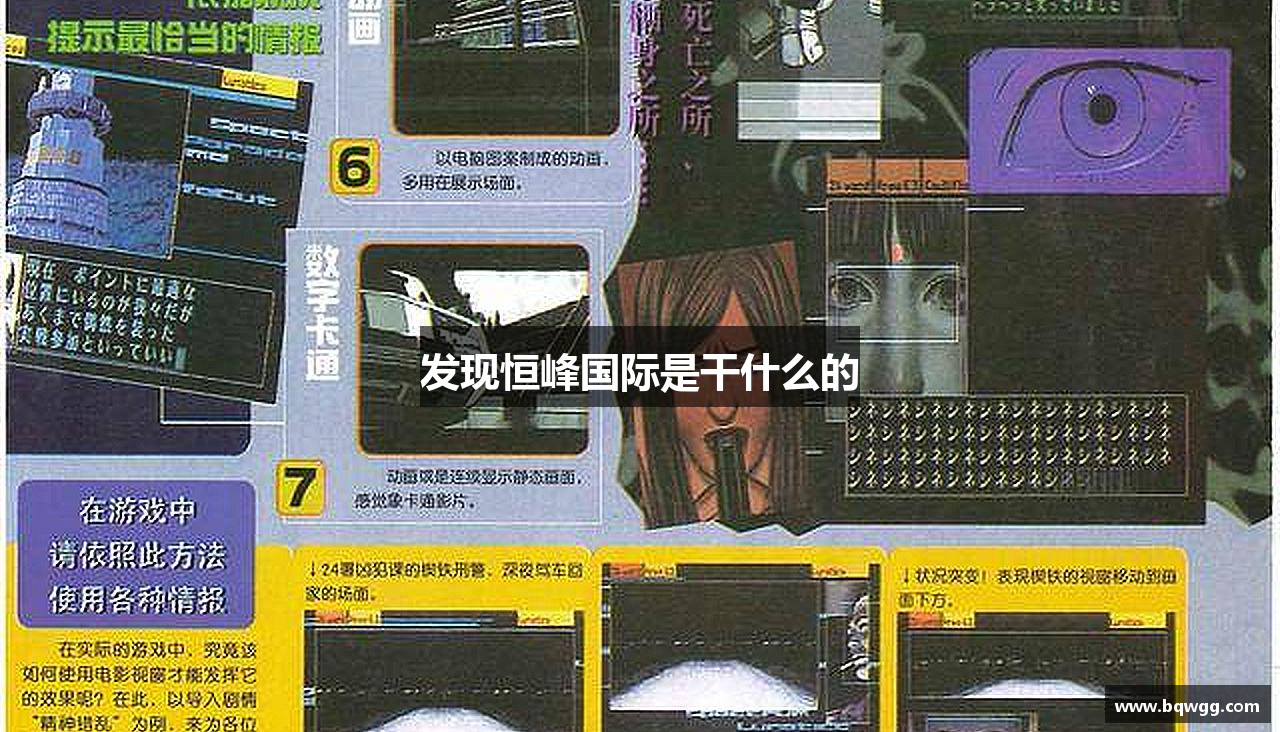 发现恒峰国际是干什么的